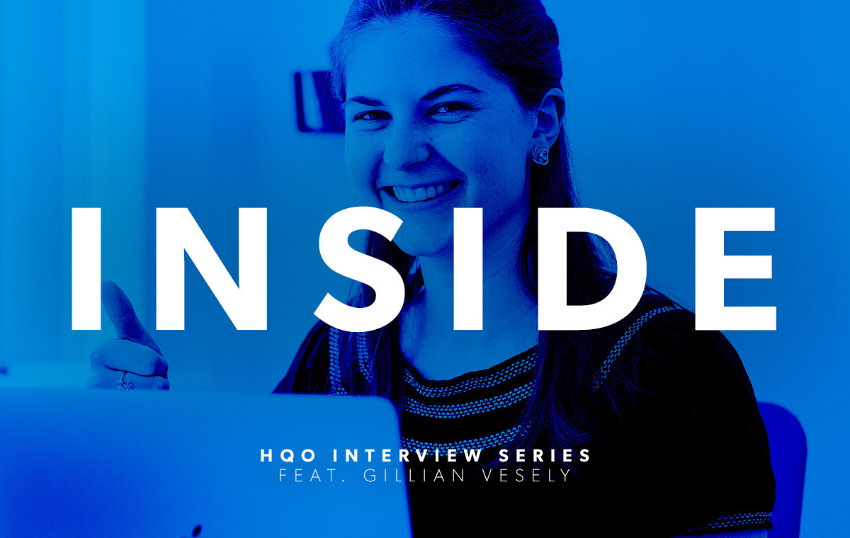 Inside HqO: Gillian Vesely