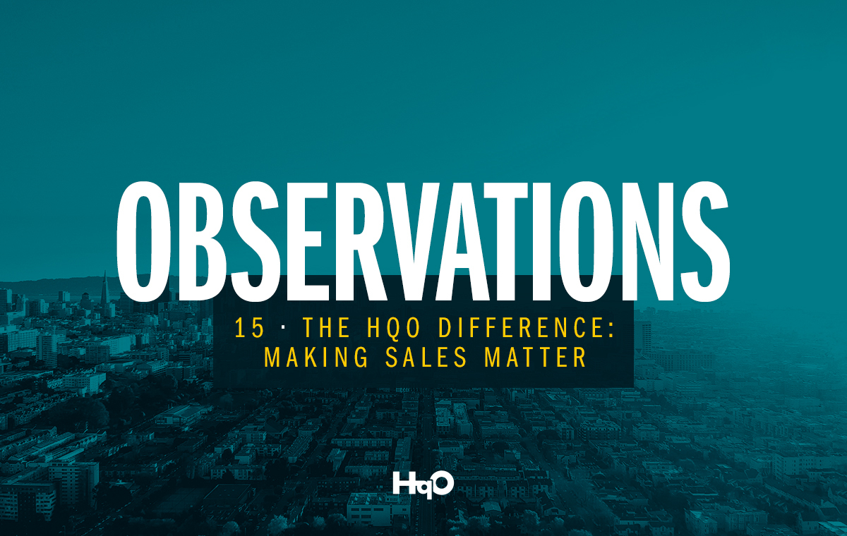 The HqO Difference: Making Sales Matter