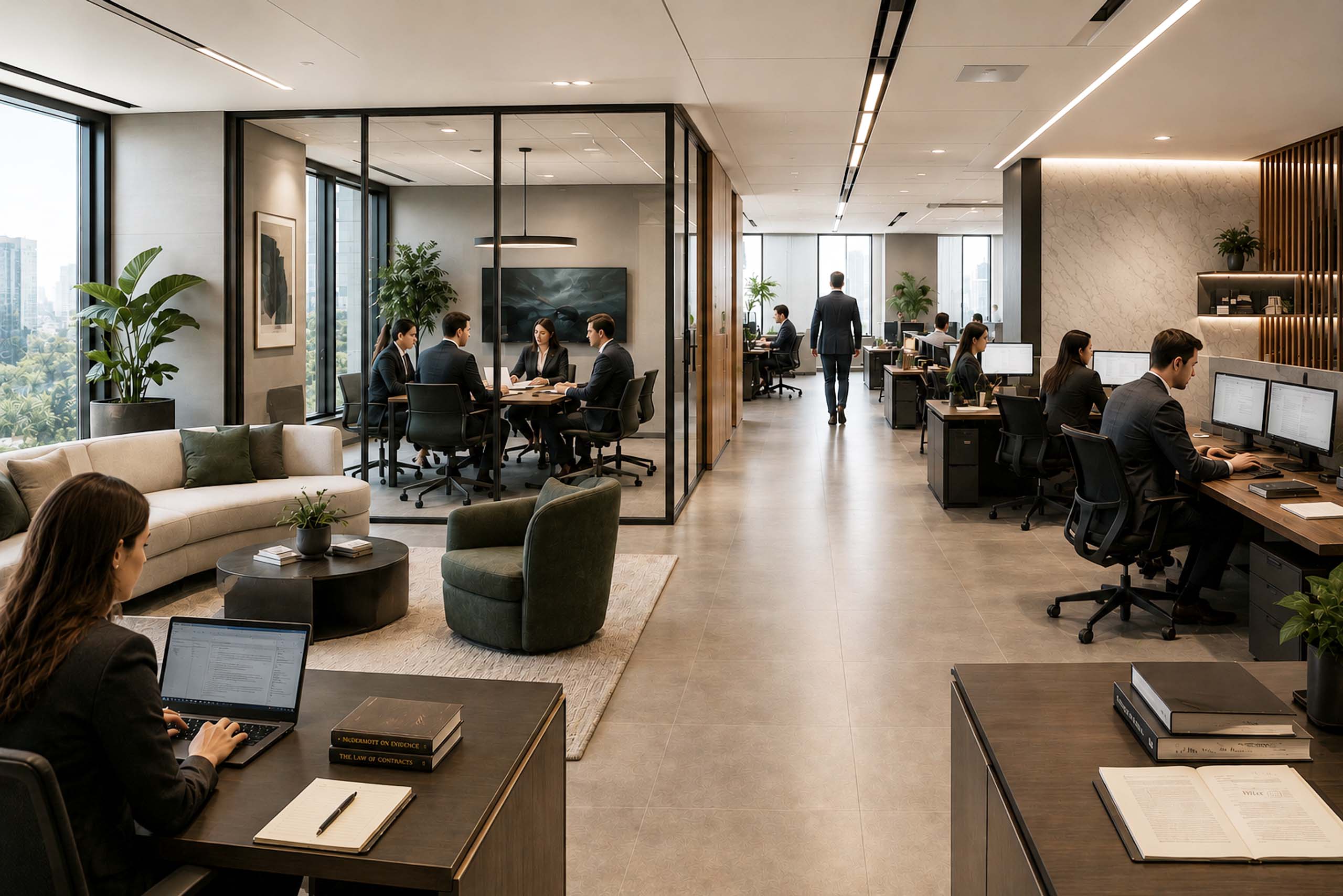 Law Firms Are Signing Record Leases and Cutting Desk Space. Both Things Are the Point.
